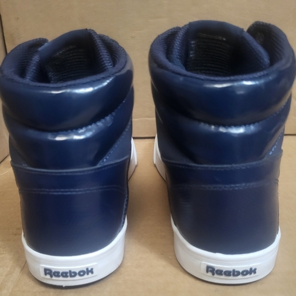 Reebok Navy Blue/White Sneakers Men Size 6.5 - Picture 5 of 8